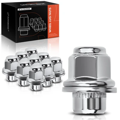 10 Pcs Front or Rear M12-1.5 Wheel Lug Nut
