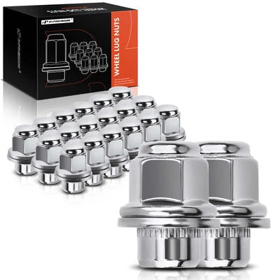20 Pcs Front & Rear M12-1.5 Wheel Lug Nut