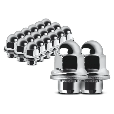 20 Pcs Front & Rear M12-1.5 Wheel Lug Nut