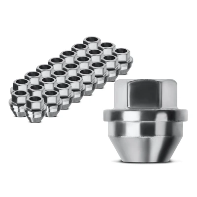 24 Pcs Front & Rear M14-2.0 Wheel Lug Nut