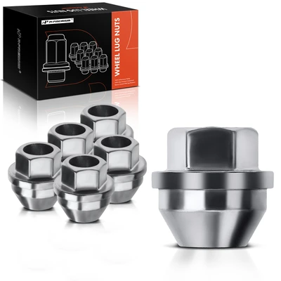 6 Pcs Front or Rear M14-2.0 Wheel Lug Nut
