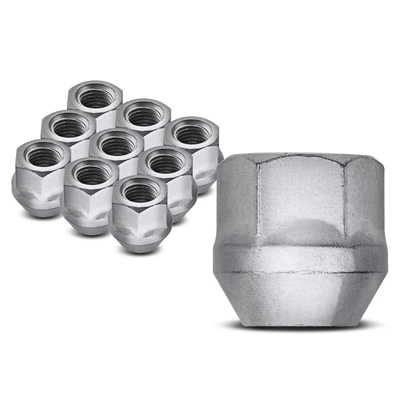 10 Pcs Front or Rear M12-1.5 Wheel Lug Nut