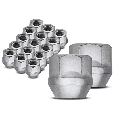 20 Pcs Front & Rear M12-1.5 Wheel Lug Nut