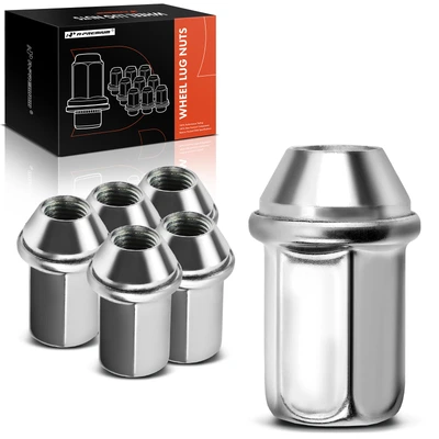 6 Pcs Front or Rear M14-1.5 Wheel Lug Nut