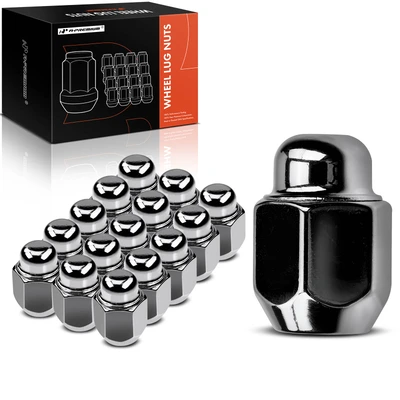 16 Pcs Front & Rear M12-1.5 Wheel Lug Nut