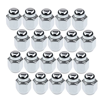 20 Pcs Front & Rear M12-1.5 Wheel Lug Nut