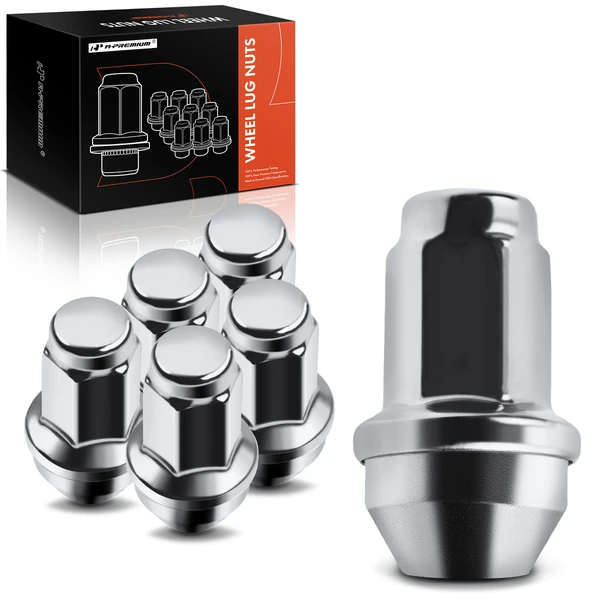 6 Pcs Front or Rear M14-2.0 Wheel Lug Nut for 2004 Ford F-150 Heritage