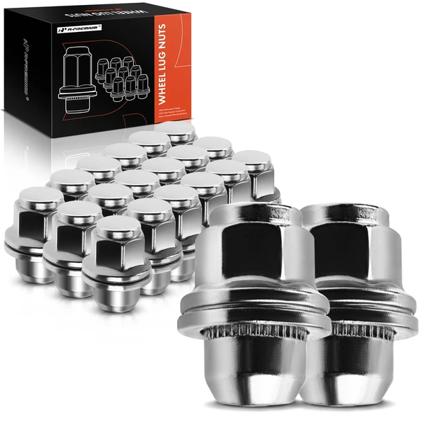 20 Pcs Front & Rear M12-1.25 Wheel Lug Nut for 2009-2015 Nissan 370Z