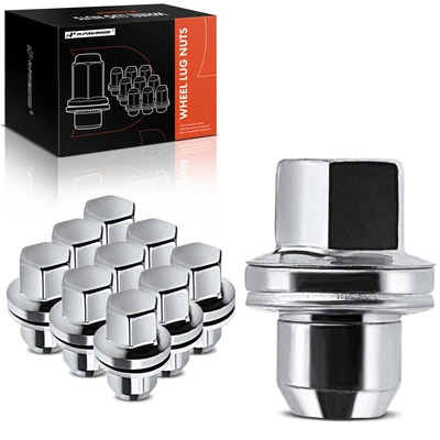 10 Pcs Front or Rear M14-1.5 Wheel Lug Nut