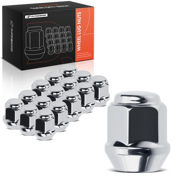 16 Pcs Front & Rear M12-1.5 Wheel Lug Nut for Chevy Aveo Suzuki Forenza Pontiac G3