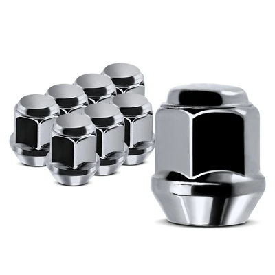 8 Pcs Front or Rear M12-1.5 Wheel Lug Nut