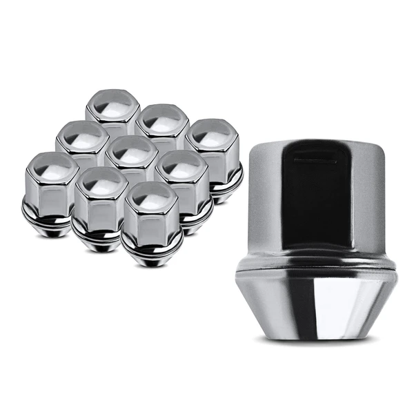 10 Pcs Front or Rear M14-1.5 Wheel Lug Nut for 2017-2021 Jaguar F-Pace