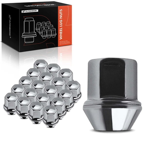 20 Pcs Front & Rear M14-1.5 Wheel Lug Nut for 2018-2022 Jaguar E-Pace