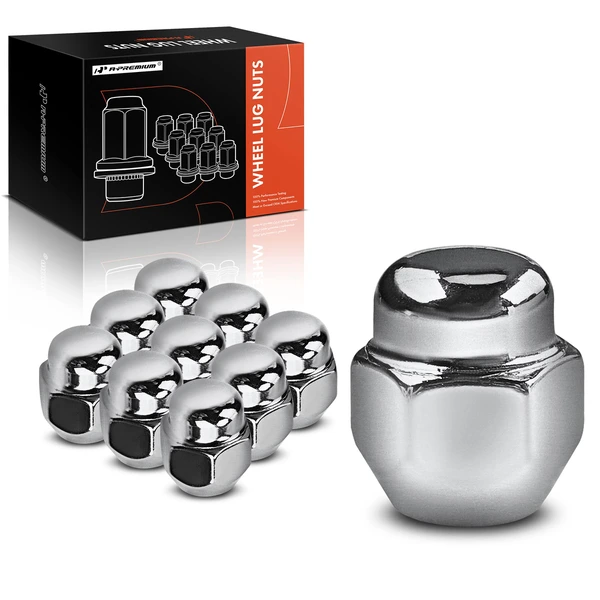 10 Pcs Front or Rear M12-1.25 Wheel Lug Nut for 2011-2017 Nissan Juke