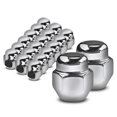 20 Pcs Front & Rear M12-1.25 Wheel Lug Nut
