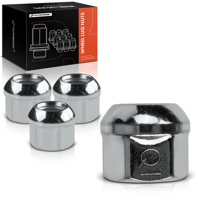 4 Pcs Front or Rear M12-1.5 Wheel Lug Nut