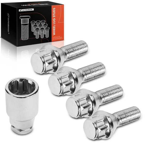 5 Pcs M12-1.5 Wheel Lug Nut for 1993 BMW 525iT