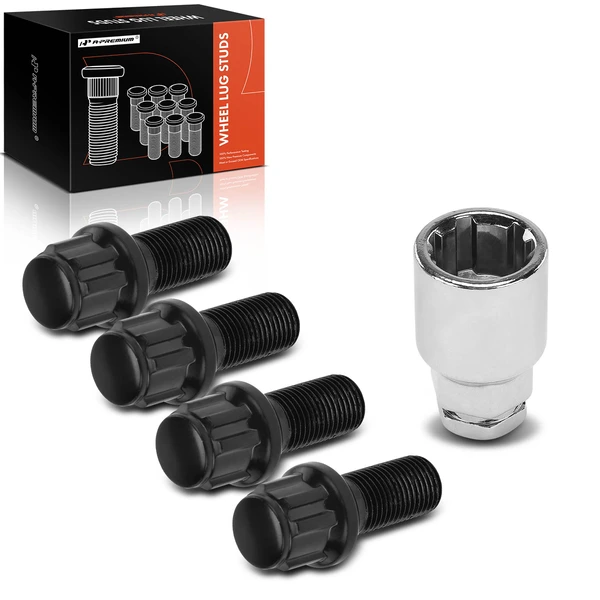 5 Pcs M12-1.5 Wheel Lug Nut for 1993 BMW 525iT