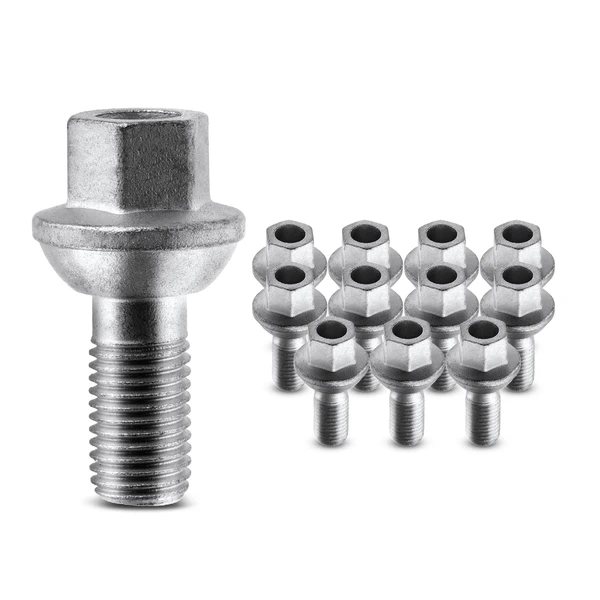 12 Pcs Front & Rear M12-1.50 Wheel Lug Stud for 2008-2016 Smart Fortwo