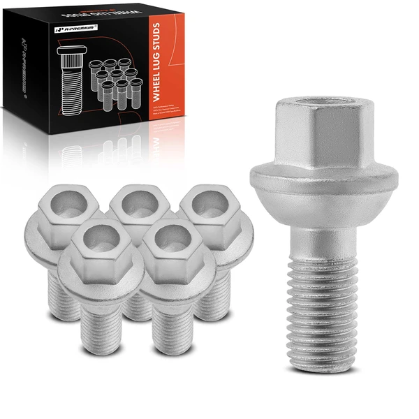 6 Pcs Front or Rear M12-1.50 Wheel Lug Stud for Smart Fortwo W451 2008-2016
