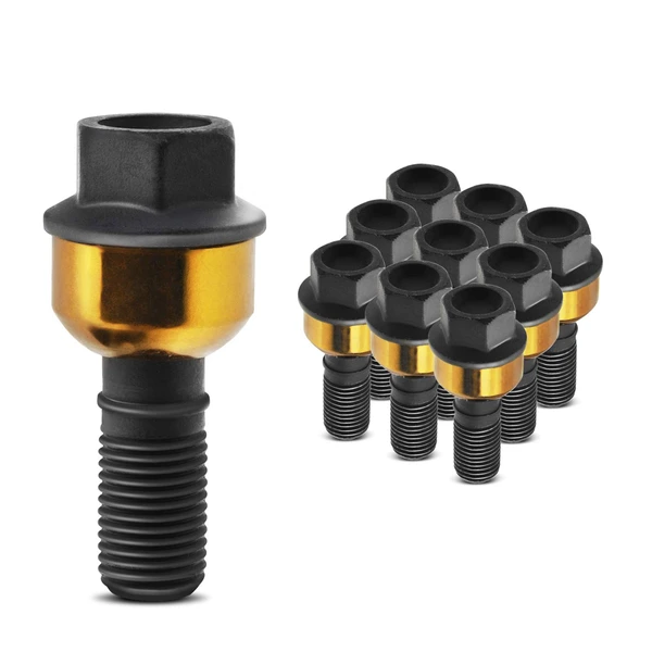 10 Pcs Front or Rear M14-1.50 Wheel Lug Stud for 2015-2021 Porsche Macan