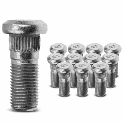 12 Pcs M12-1.25 Front Wheel Lug Stud