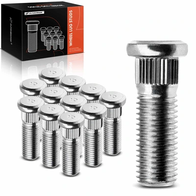 12 Pcs Front or Rear M12-1.50 Wheel Lug Stud