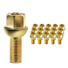 16 Pcs Front & Rear M12-1.50 Wheel Lug Stud