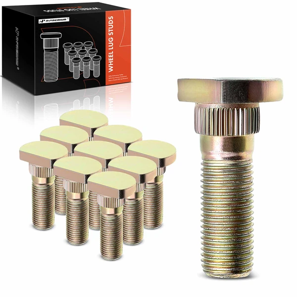 10 Pcs M12-1.25 Wheel Lug Stud for 1991-1992 Nissan Stanza