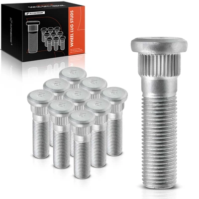 10 Pcs Front or Rear M12-1.25 Wheel Lug Stud