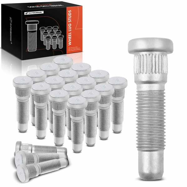 20 Pcs Front & Rear M14-1.50 Wheel Lug Stud for 2014-2017 Chevrolet SS