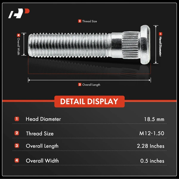 M12-1.5 Wheel Lug Nut for Kia Sorento 11-14 Hyundai Santa Fe Veracruz 527552B000