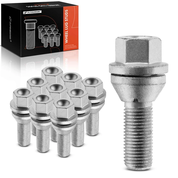 10 Pcs Front or Rear M14-1.50 Wheel Lug Stud for 2010-2020 Volvo XC60