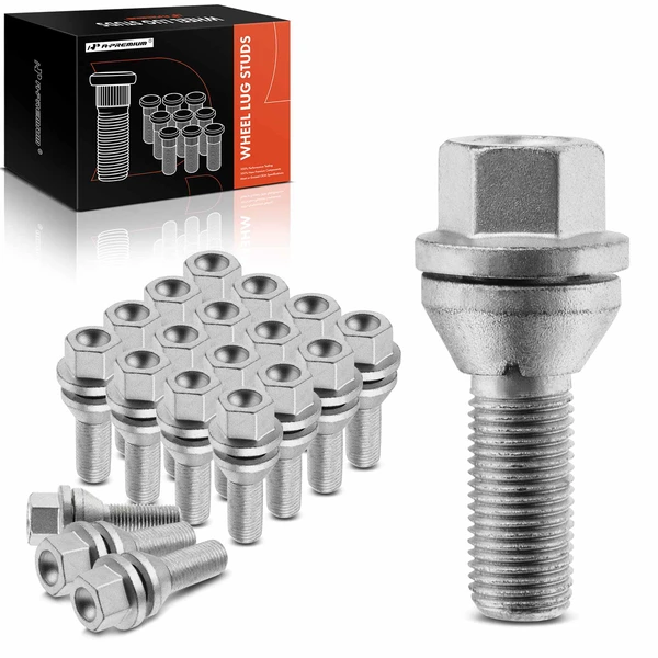 20 Pcs Front & Rear M14-1.50 Wheel Lug Stud for 2010-2020 Volvo XC60