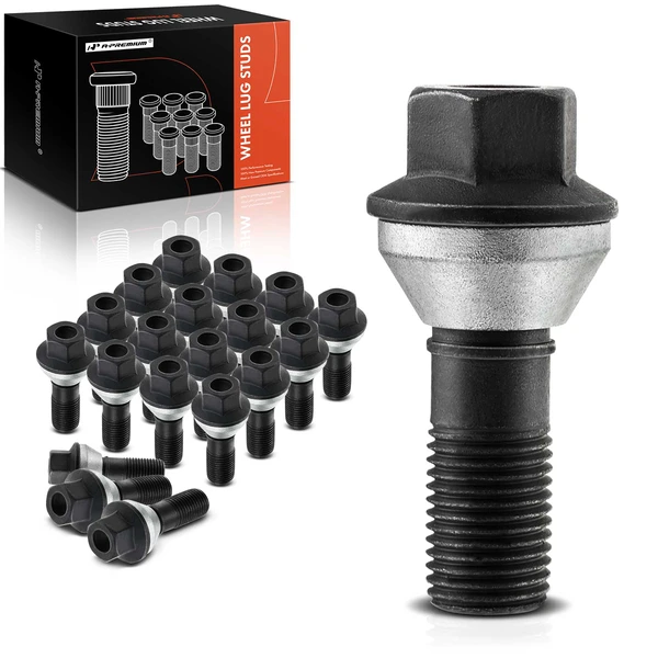 20 Pcs Front & Rear M14-1.50 Wheel Lug Stud for 2000-2006 BMW X5