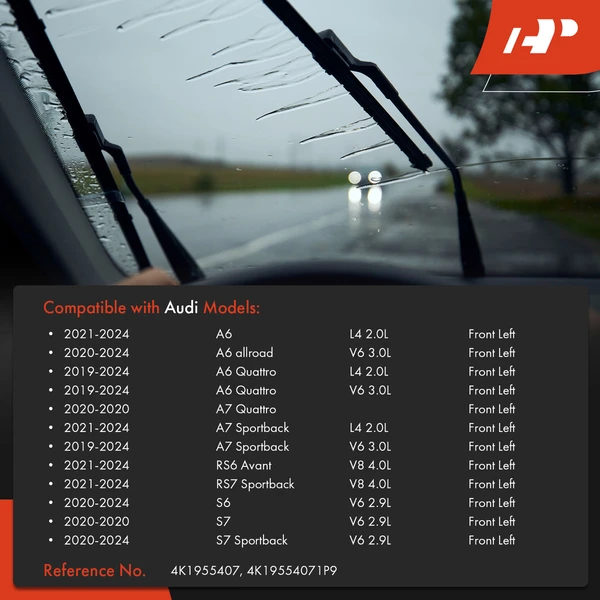 Front Driver Windshield Wiper Arm for Audi A6 2021-2024 A6 allroad A6 Quattro S6
