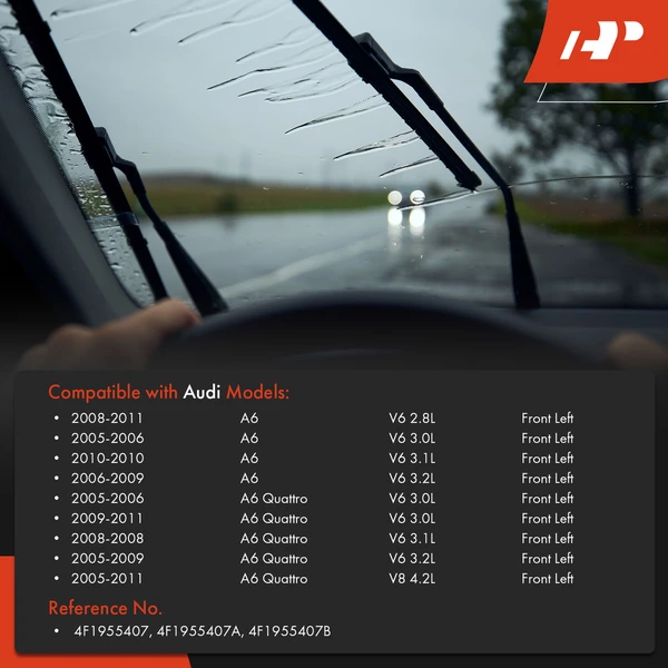 Front Driver Windshield Wiper Arm for Audi A6 2005-2011 A6 Quattro