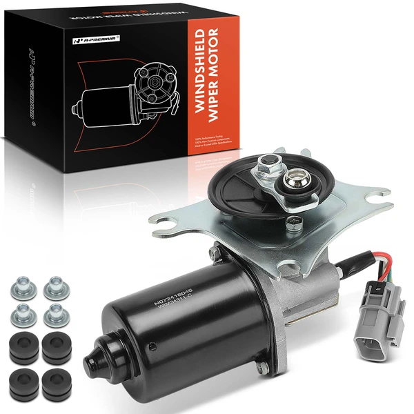 A-Premium APWIM0332 Windshield Wiper Motor Front Side