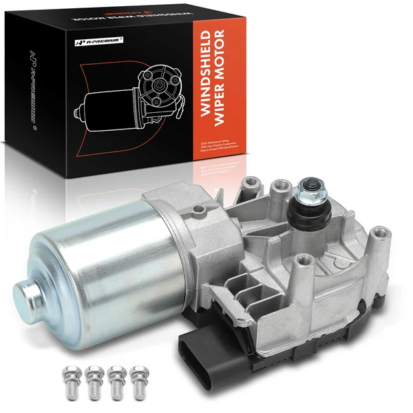 Front Windshield Wiper Motor for Volkswagen Passat 2006-2010 with 4-Blade