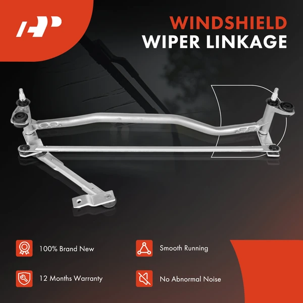 Front Wiper Linkage with Bushings for Volkswagen Jetta 2011-2013 2015-2017 LHD
