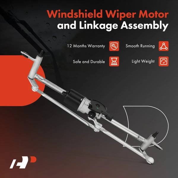 Front Wiper Linkage & Motor Assembly for Chevrolet Traverse GMC Buick 2012-2017