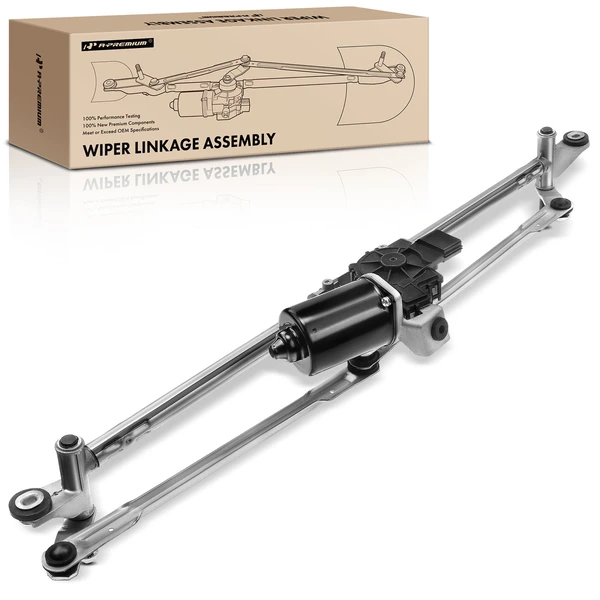 Front Windshield Wiper Linkage & Motor Assembly for 2006-2013 Land Rover Range Rover Sport