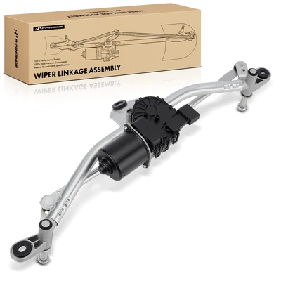 Front Wiper Motor & Linkage Assembly with4 Pins