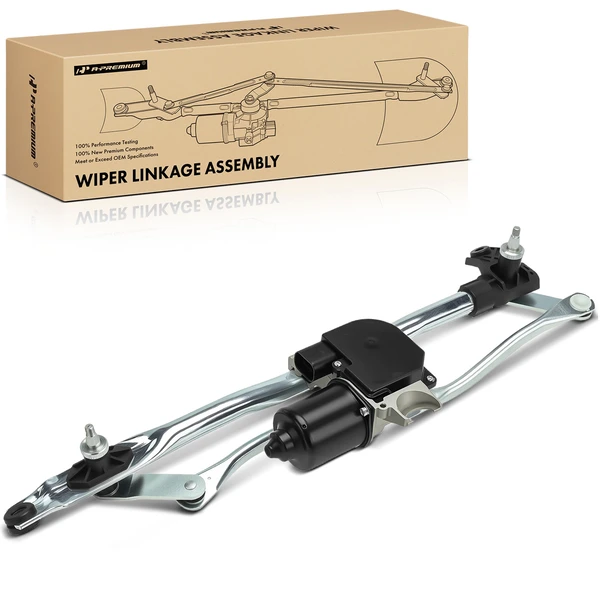 Front Wiper Motor & Linkage Assembly for Chevrolet Cavalier Oldsmobile Pontiac