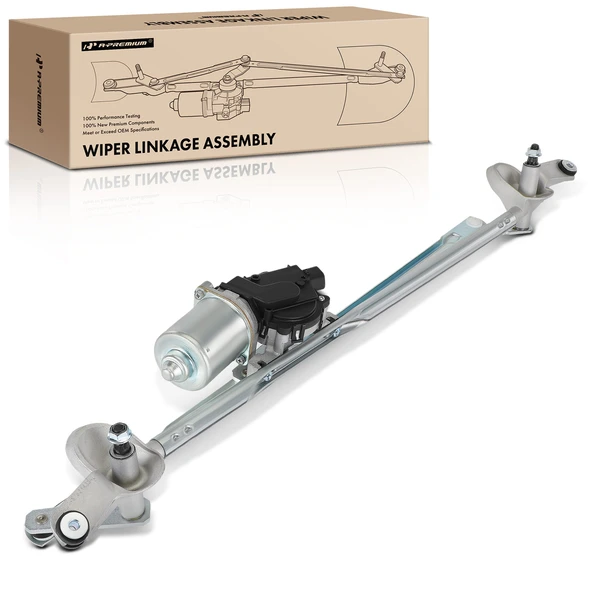 Front Wiper Linkage & Motor Assembly for Hummer H3 06-10 H3T 09-10 Pickup