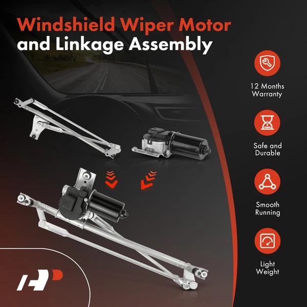 A-Premium APWL0301 Wiper Motor & Linkage Assembly
