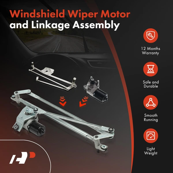 Front Wiper Motor & Linkage Assembly for Ford Escape 2007-2012 Mazda Tribute Mercury