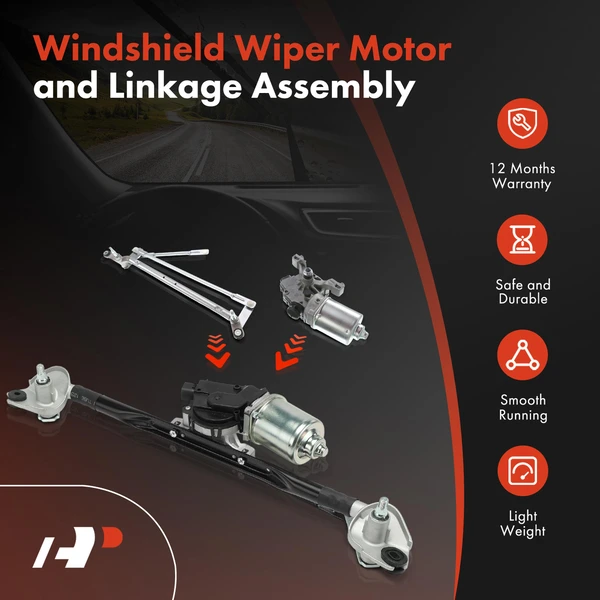 Front Wiper Motor & Linkage Assembly for Hyundai Santa Fe 2009-2012
