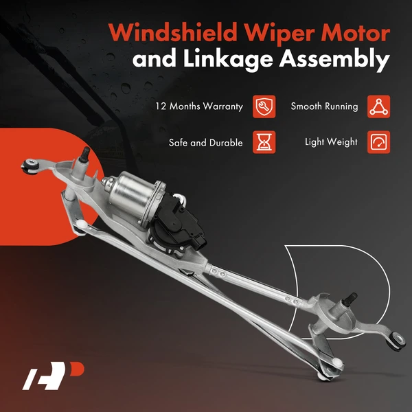 Front Wiper Motor & Linkage Assembly for Chevrolet Malibu 2013-2015 Impala