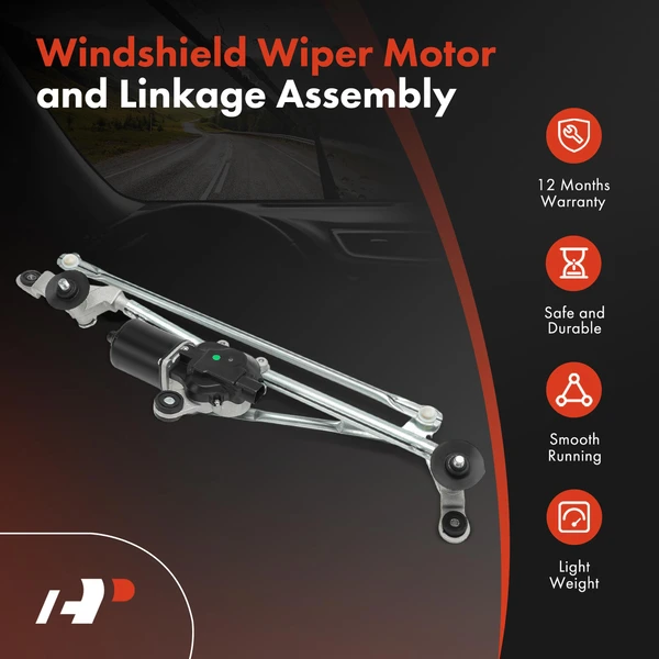 Front Wiper Motor & Linkage Assembly for Nissan NV200 2013-2017 Left Hand Drive